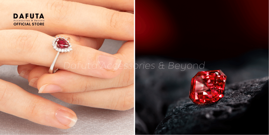 Ruby tự nhiên trong trang sức và nghệ thuật
