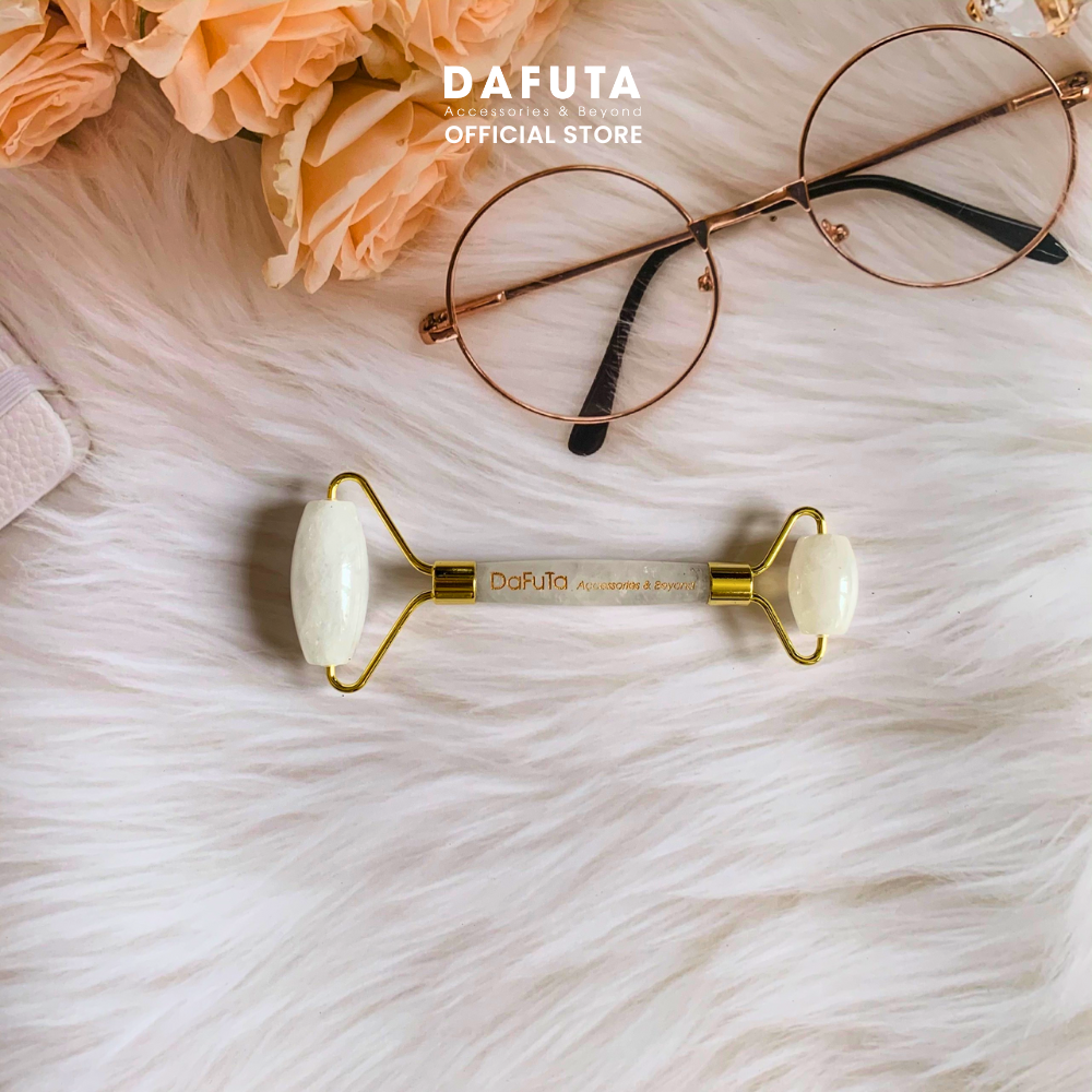 Thanh lăn massage đá thạch anh trong tự nhiên 100% Dafuta Accessories Thanh lăn massage đá thạch anh trong tự nhiên Dafuta Accessories
