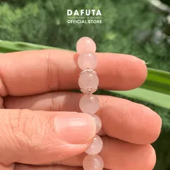 Vòng tay đá Thạch Anh Hồng cao cấp chất liệu tự nhiên