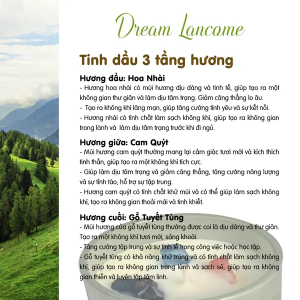 Nến thơm đá năng lượng tự nhiên Dafuta