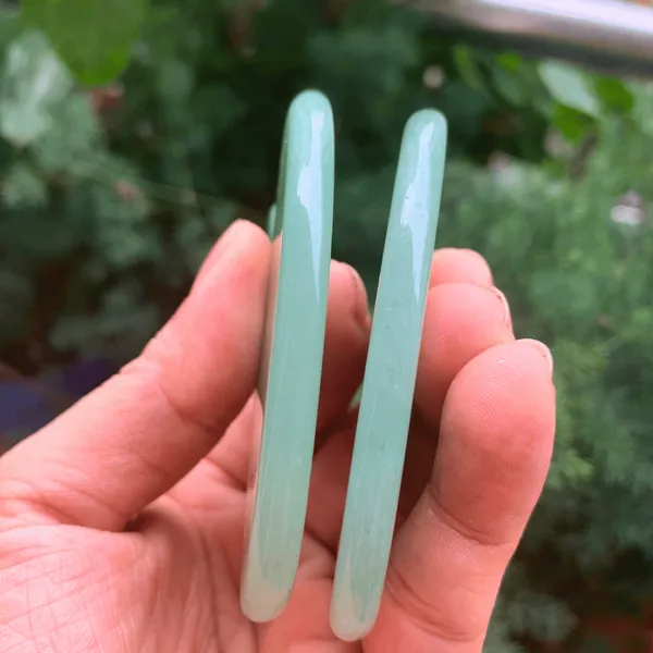 Đá Guasha chính hãng Dafuta đá Aventurine tự nhiên đạt kiểm định PNJ Lab