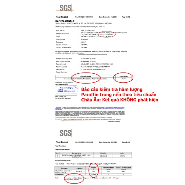 Nến thơm đá năng lượng tự nhiên Dafuta