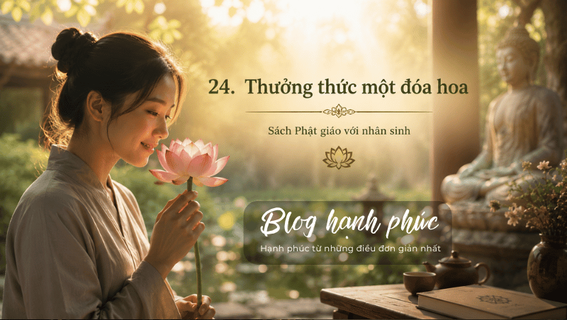 Thưởng thức một đóa hoa - Phật giáo với nhân sinh