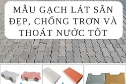 Đâu Là Những Mẫu Gạch Lát Sân Đẹp, Chống Trơn Và Thoát Nước Tốt?
