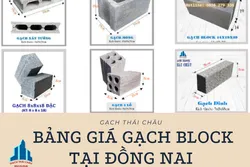 BẢNG GIÁ GẠCH BLOCK TẠI ĐỒNG NAI