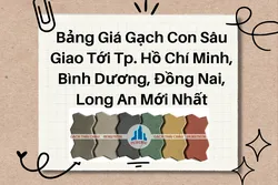 Bảng Giá Gạch Con Sâu Giao Tới Tp. Hồ Chí Minh, Bình Dương, Đồng Nai, Long An Mới Nhất