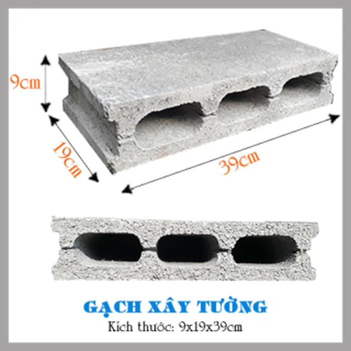 Gạch Block 9x19x39