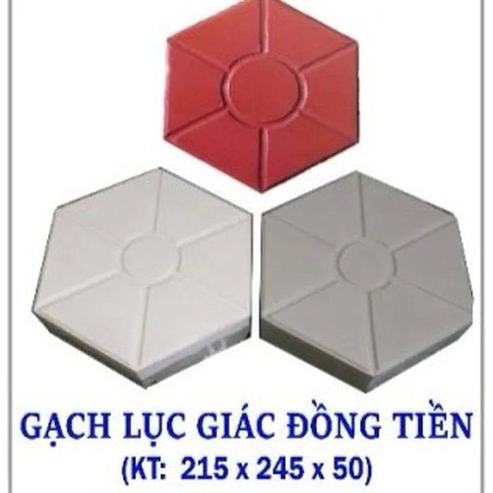 Gạch Lục Giác Đồng Tiền