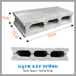 GẠCH BLOCK 9x19x39