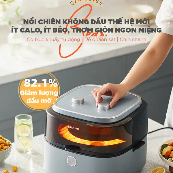 Nồi chiên không dầu 6.5L Bear QZG-E14G5