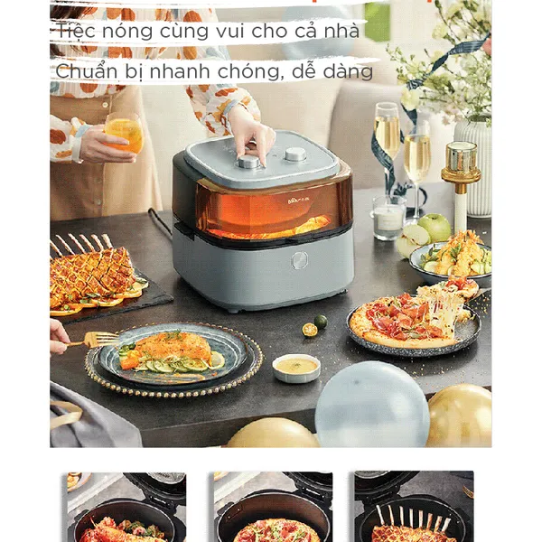 Nồi chiên không dầu 6.5L Bear QZG-E14G5