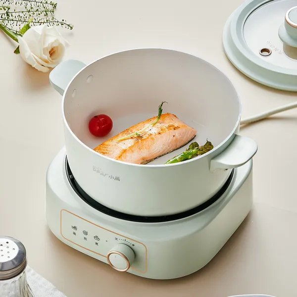 Bếp đa năng mini Bear DHG-D25G2 (Có khay hấp)