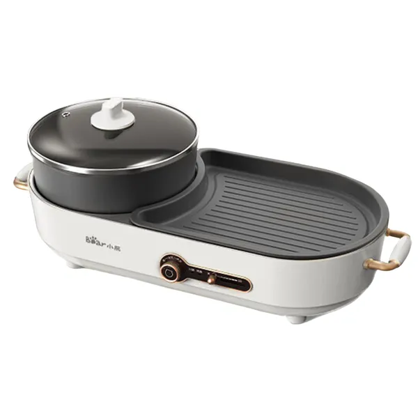 Nồi điện nấu lẩu và nướng 2 ngăn Bear DKL-C15L1