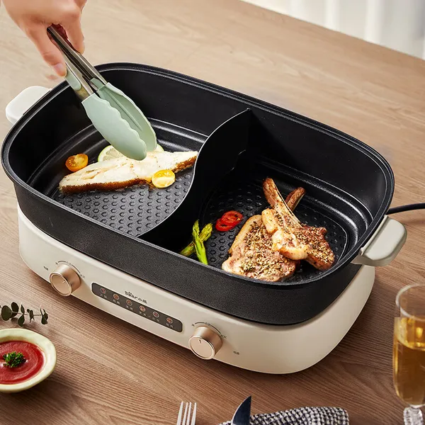 Nồi lẩu điện uyên ương 2 khay 6.5L Bear DHG-D65B1