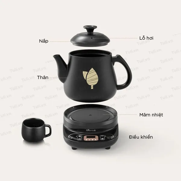 Ấm sắc thuốc 3L Bear JYH-C30A1