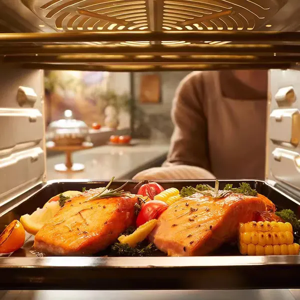 Nồi chiên không dầu, lò nướng đối lưu 18L Bear DKX-F18G5