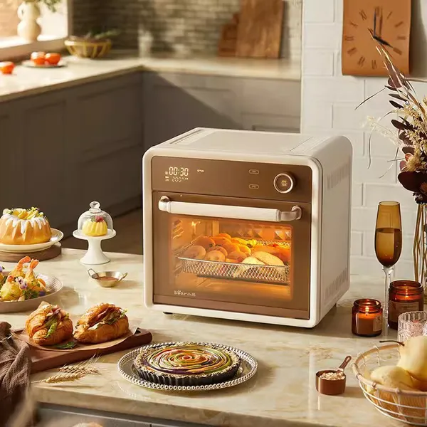 Nồi chiên không dầu, lò nướng đối lưu 18L Bear DKX-F18G5