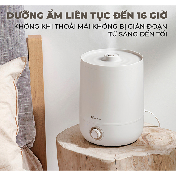 Máy phun sương tạo ẩm không khí Bear JSQ-C45U1, dung tích 4.5L, công suất lớn, không ồn, bảo hành 18 tháng