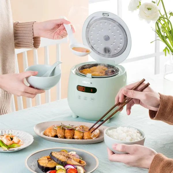 Nồi cơm điện mini đa năng 1.2L Bear DFB-B12L5