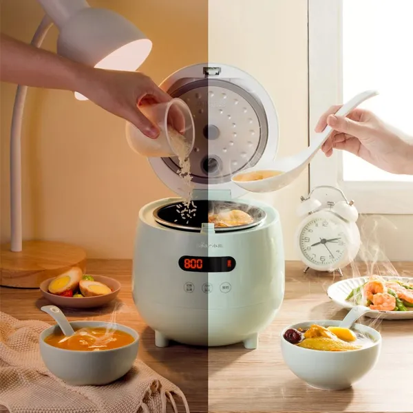 Nồi cơm điện mini đa năng 1.2L Bear DFB-B12L5