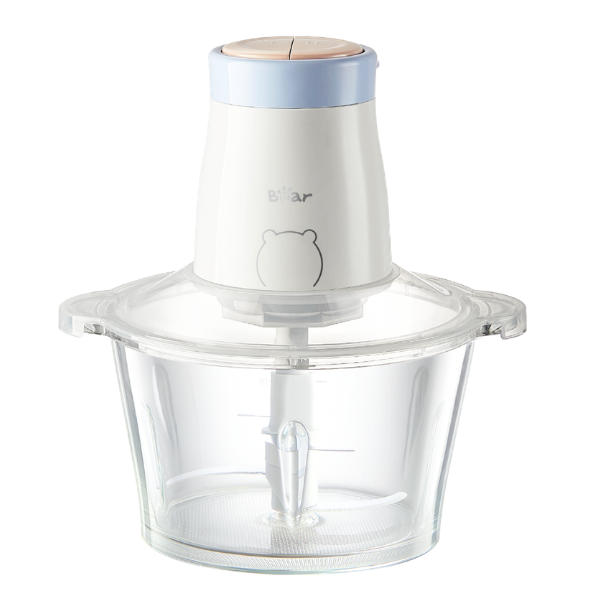 Máy Xay Thịt Đa Năng 1.8L Bear FCH-H026LQ, 300W, Cối Thủy Tinh Xay Rau Củ Sinh Tố Nhuyễn,BH 18 Tháng
