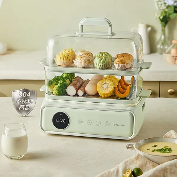 Nồi lẩu hấp đa năng 15.5L Bear DZG-P20W6