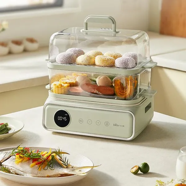 Nồi lẩu hấp đa năng 15.5L Bear DZG-P20W6