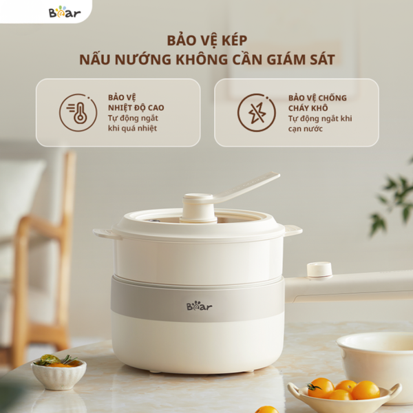 Nồi lẩu điện đa năng 1.6L Bear MC-4H16F