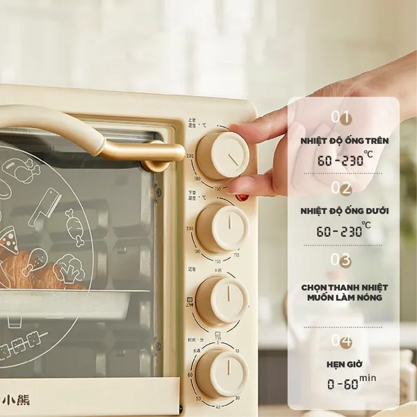 Lò nướng 20L Bear DKX-C20M3