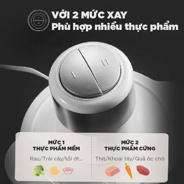 Máy xay thịt 2L Bear QSJ-C03A1