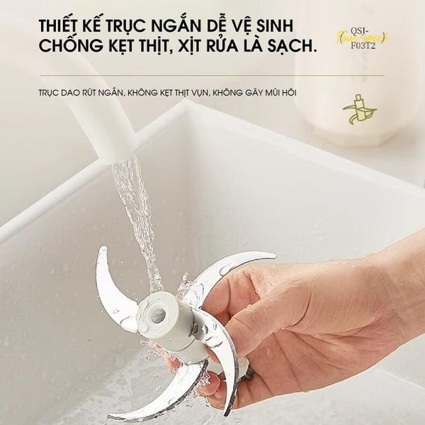 Máy xay thịt 2L đa năng Bear CH-5H03LMáy xay thịt 2L đa năng Bear CH-5H03L, 300W, Cối thủy tinh xay tỏi ớt rau củ,BH 18 Tháng