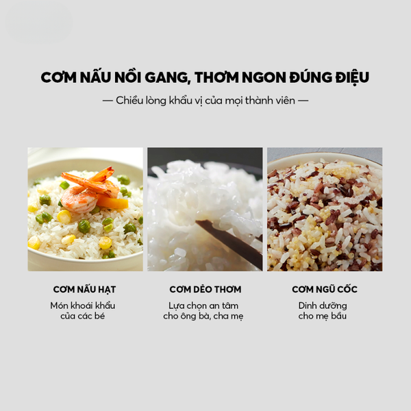 Nồi cơm điện 4L đa năng Bear RC-4H40Y, Công suất 800W, Nấu cơm,Cháo,Canh cho 2-4 người,BH 18 Tháng