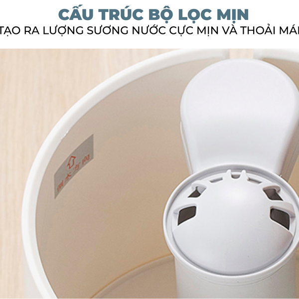 Máy phun sương tạo ẩm không khí Bear HUF-H456TX (JSQ-C45U1), dung tích 4.5L, công suất lớn,  không ồn, bảo hành 18 tháng