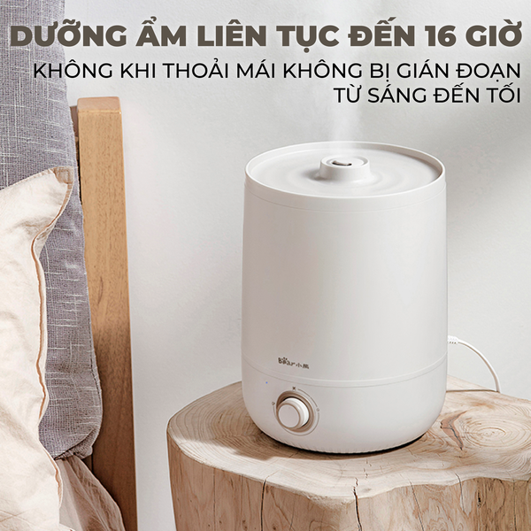 Máy phun sương tạo ẩm không khí Bear HUF-H456TX (JSQ-C45U1), dung tích 4.5L, công suất lớn,  không ồn, bảo hành 18 tháng