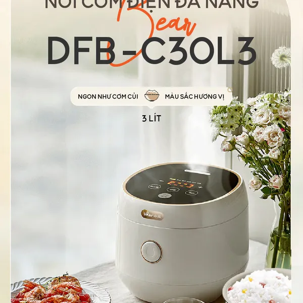 Nồi cơm điện Bear 3L DFB-C30L3