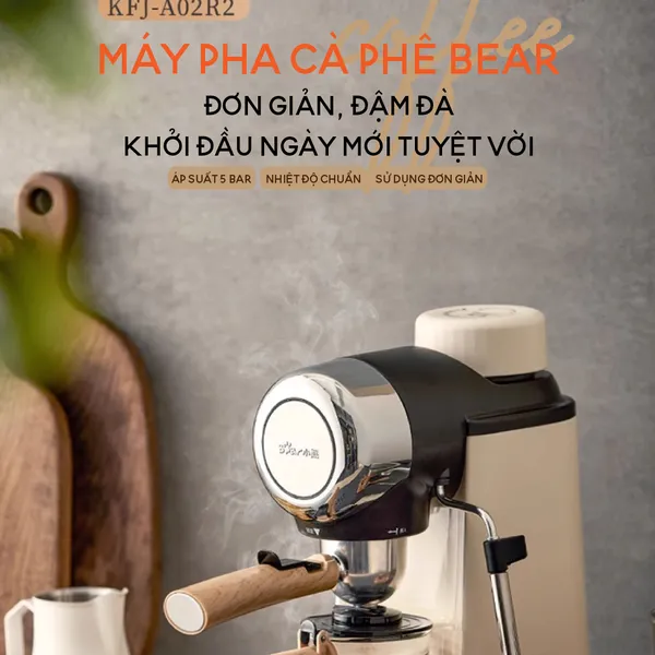 Máy pha cà phê Bear KFJ-A02R2