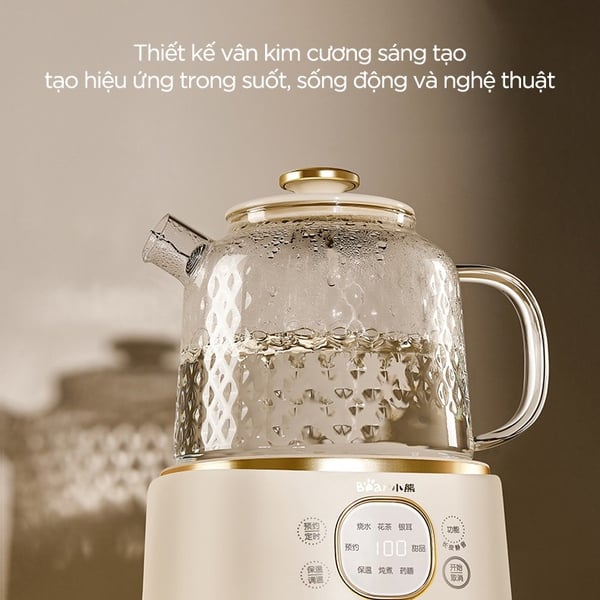Máy Pha Trà Đa Năng Bear HLP-105W - 1L