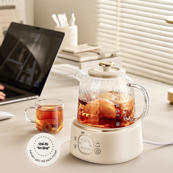 Máy Pha Trà Đa Năng Bear HLP-105W - 1L