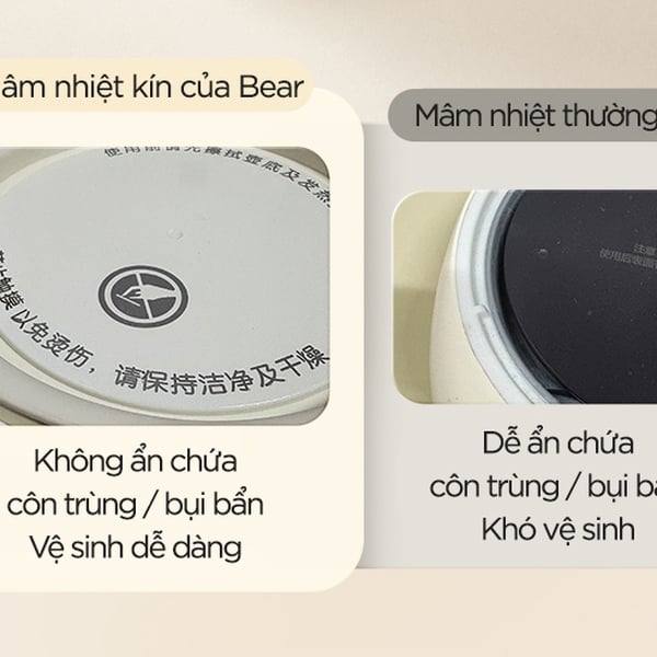 Máy Pha Trà Đa Năng Bear HLP-105W - 1L