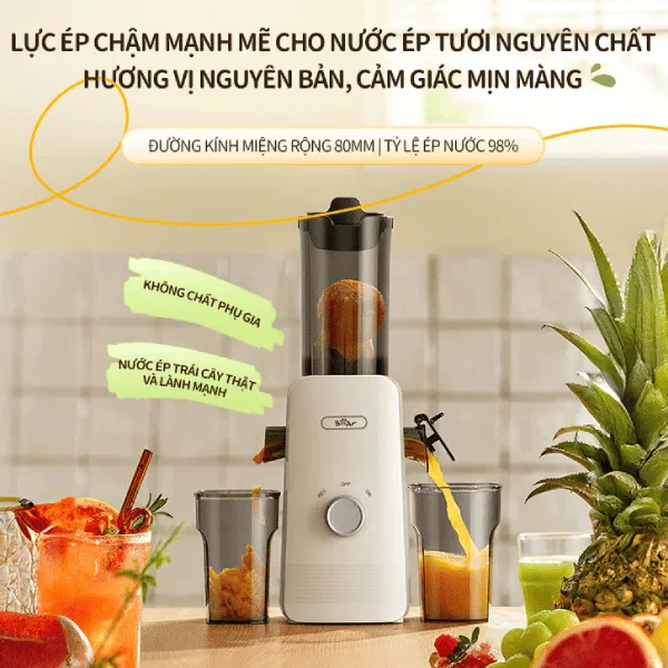 Máy ép chậm Bear SJ-4H01U