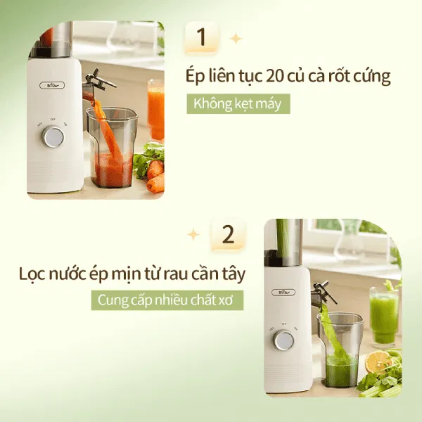 Máy ép chậm Bear SJ-4H01U