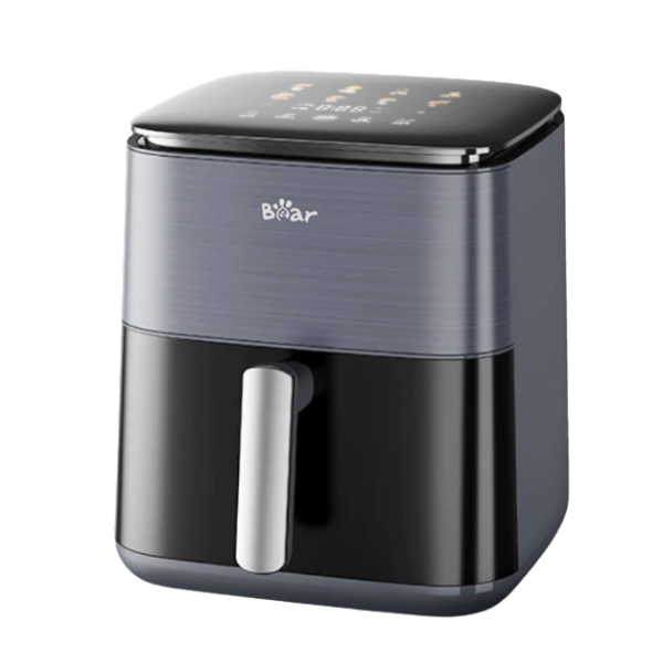 Nồi Chiên Không Dầu 6L Bear AF-4H16K, Công suất 1600W, Menu Cảm Ứng, Rã Đông, BH 18 Tháng