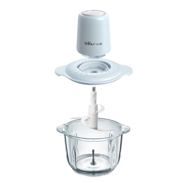 Máy xay thịt đa năng 2L Bear FCH-035UX (QSJ-C03B1) , 300W, cối thủy tinh, xay tỏi ớt củ, BH 18 Tháng