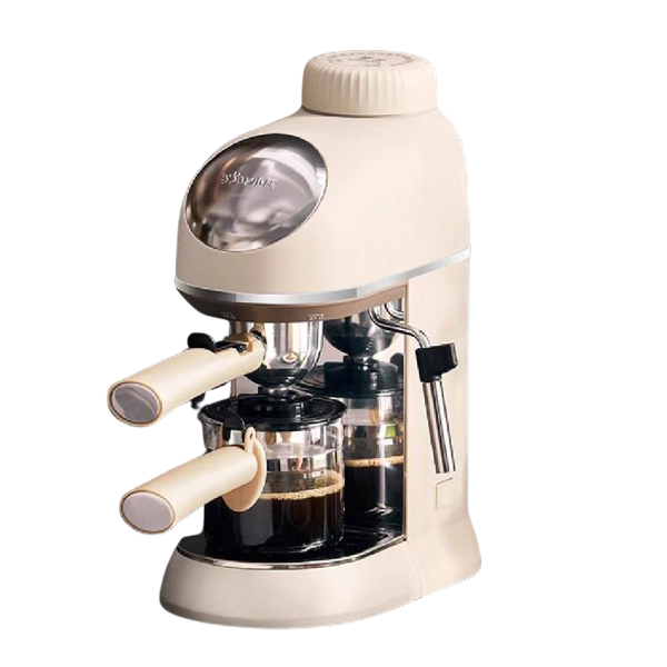 Máy pha cà phê Espresso Bear CFM-025RU (KFJ-P02T7), pha tự động, kích thước nhỏ gọn thanh lịch, BH 18 tháng