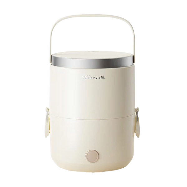 Hộp đựng cơm văn phòng inox BEAR LB-4H15W (DFH-C15D2), cắm điện nấu/hấp/hâm nóng thức ăn,BH 18 tháng