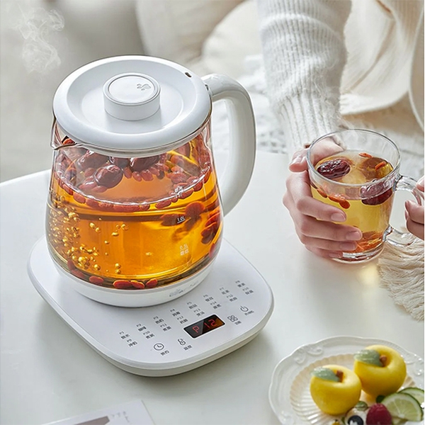 Máy Pha Trà Mini Bear HK-5H15N21, 800W, Đun Nước_Giữ Ấm Thông minh,Dung Tích 1.5L- Bảo Hành 18 Tháng