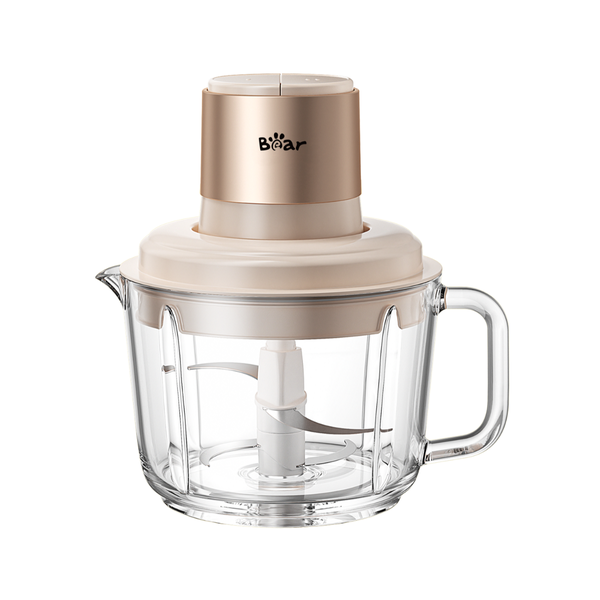 Máy xay thịt Bear CH-5H03J (QSJ-K03N5), Dung tích 2L, đa năng 4 lưỡi 2 chế độ, xay rau củ, tỏi ớt, BH 18 tháng