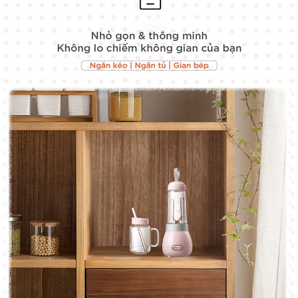 Máy xay sinh tố 2 cối Bear BL-4H04M - 150W