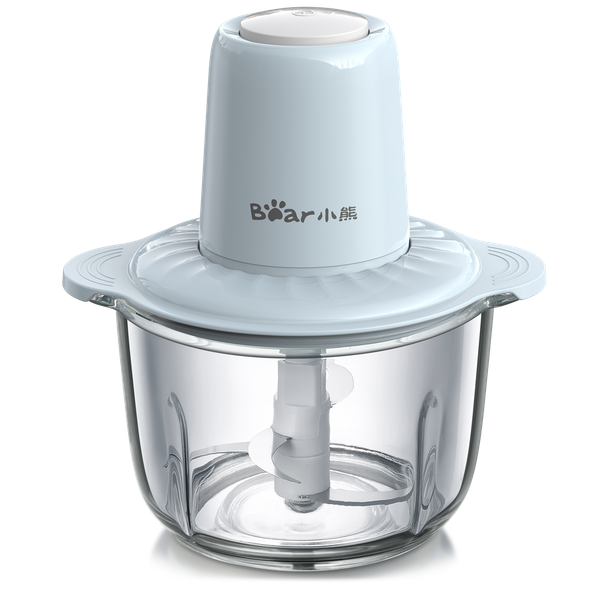 Máy xay thịt đa năng 2L Bear FCH-035UX (QSJ-C03B1) , 300W, cối thủy tinh, xay tỏi ớt củ, BH 18 Tháng