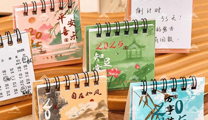 Địa chỉ gia công lịch gỗ quà tặng số lượng lớn giá sỉ 2026